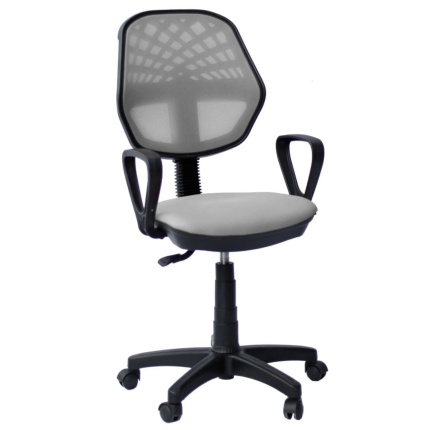 Gri Fileli Efor Çalışma Koltuğu