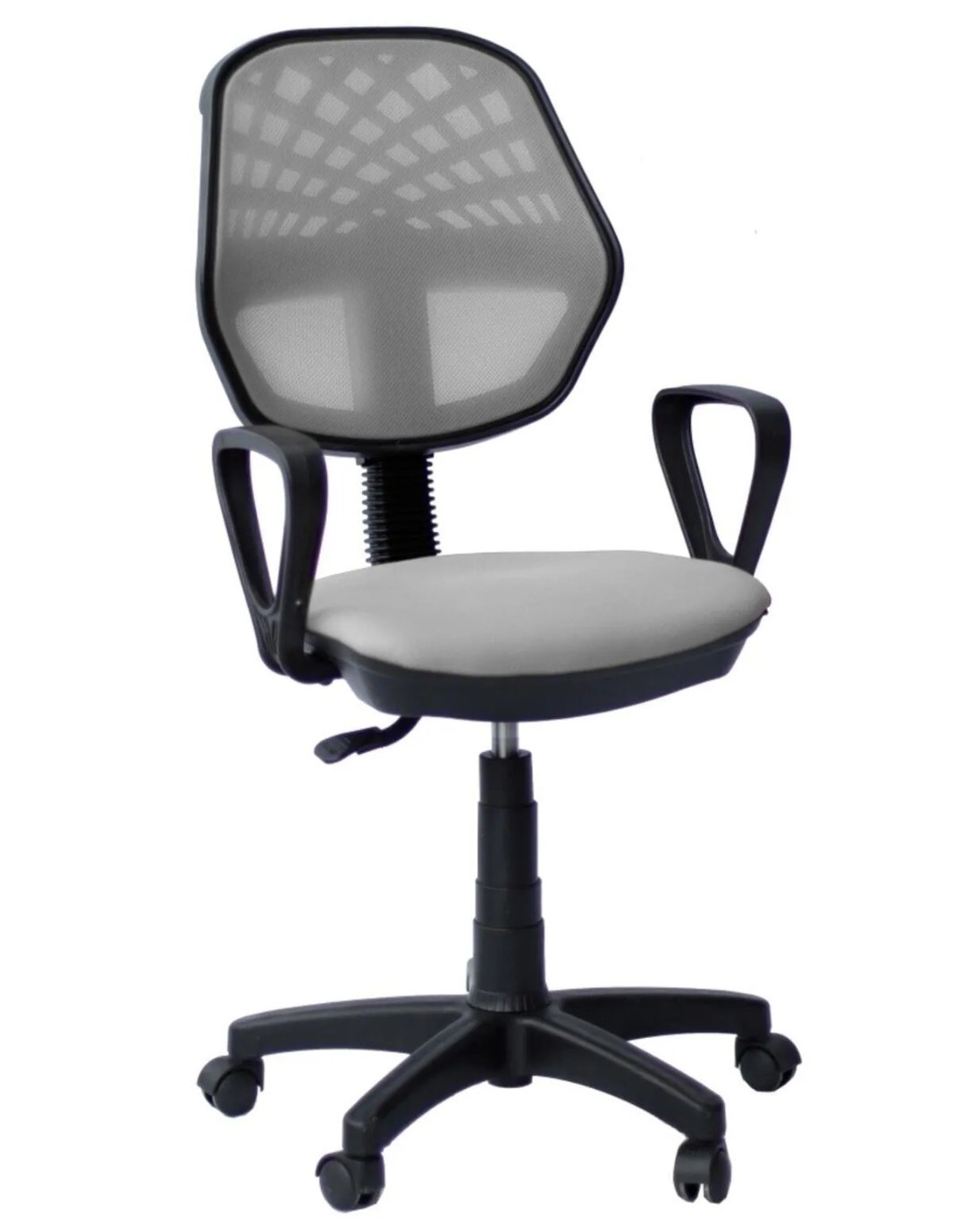 Gri Fileli Efor Çalışma Koltuğu