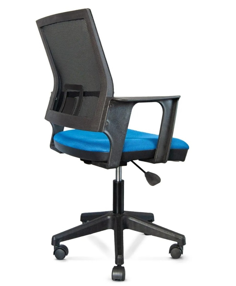 mavicalisma3 Rita Mavi Fileli Döner Koltuk Çalışma Koltuğu - Görsel 4